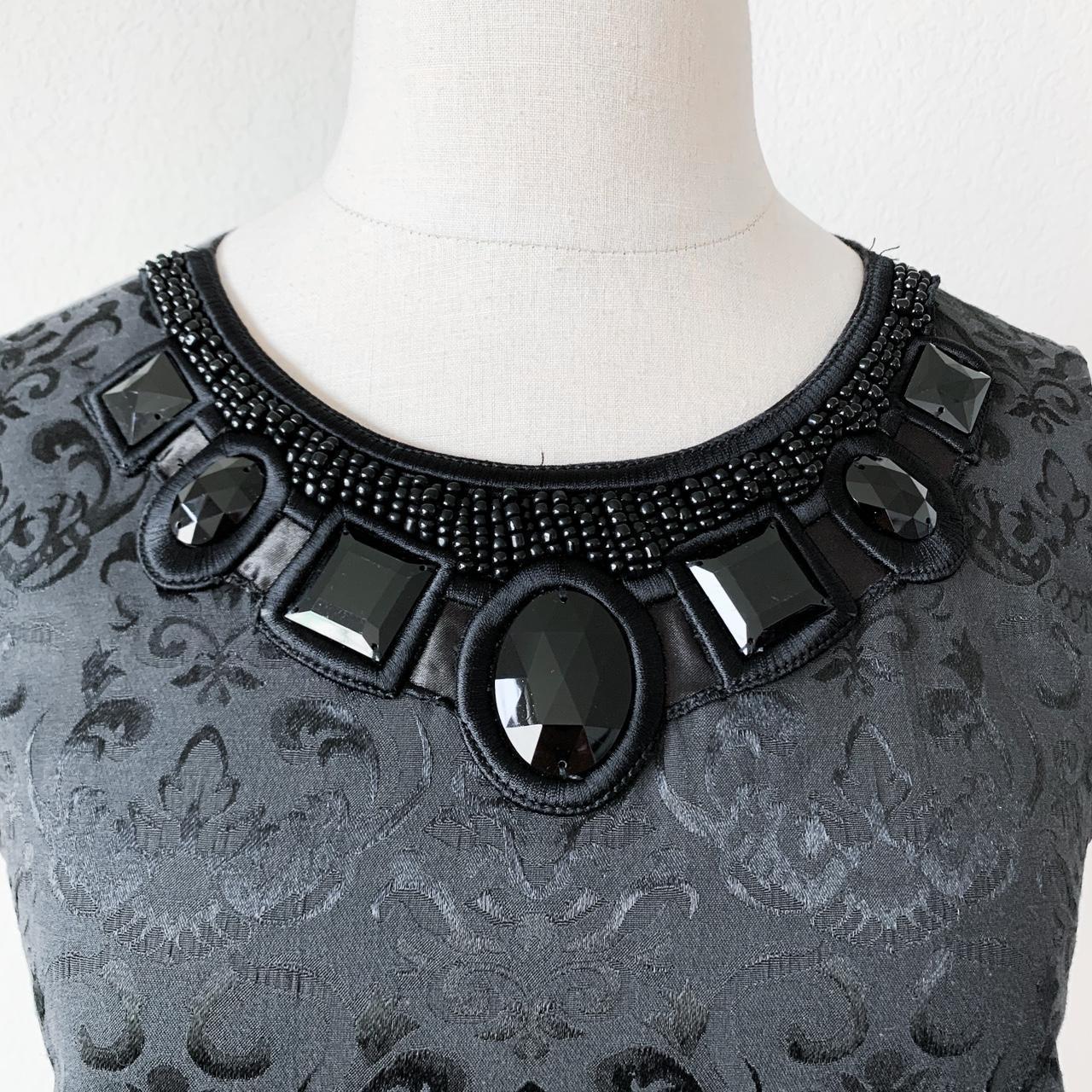 Isadora Collection Black Navy Lace Bodycon Mini Cocktail Dress Size 4P/M