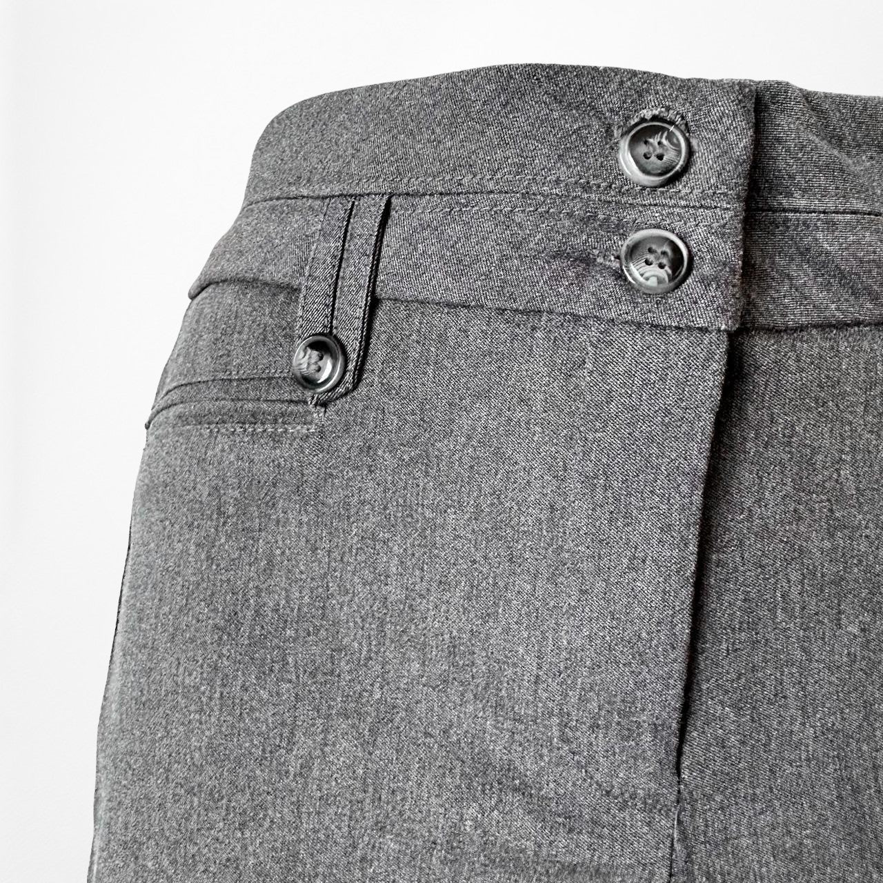 Fashion Nova Gray High Waisted Skinny Pants Size S/M