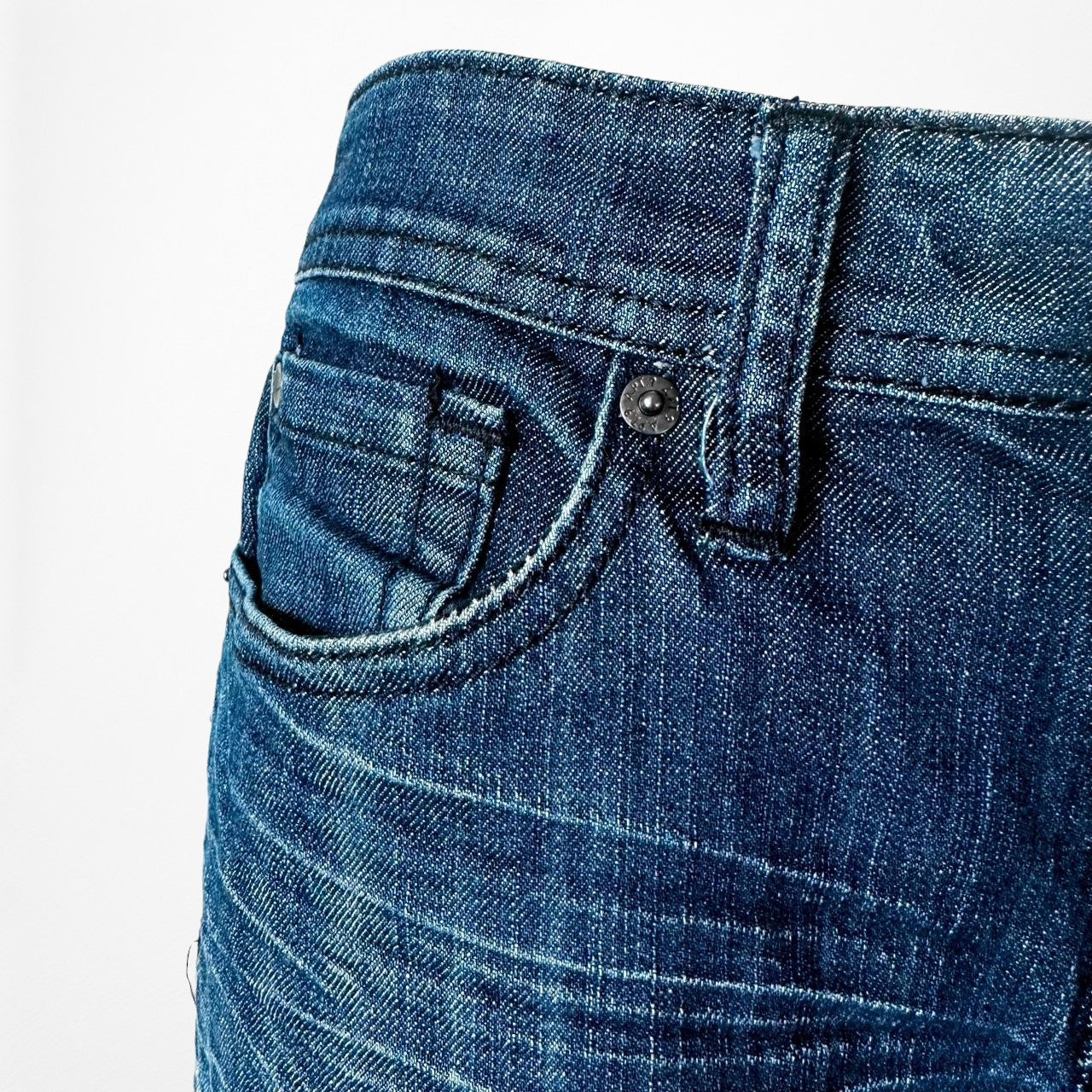 Apt. 9 Dark Wash Low Rise Slim Fit Straight Leg Denim Jeans Size 29