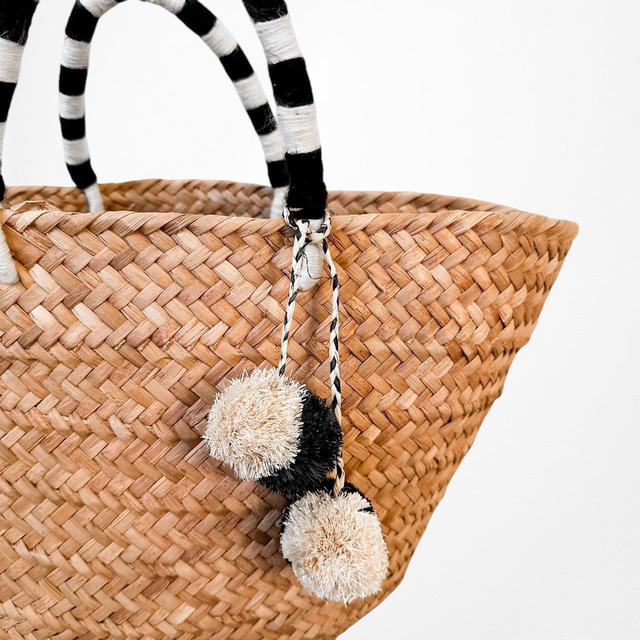 Kayu St Tropez Brown Straw Beach Tote Bag