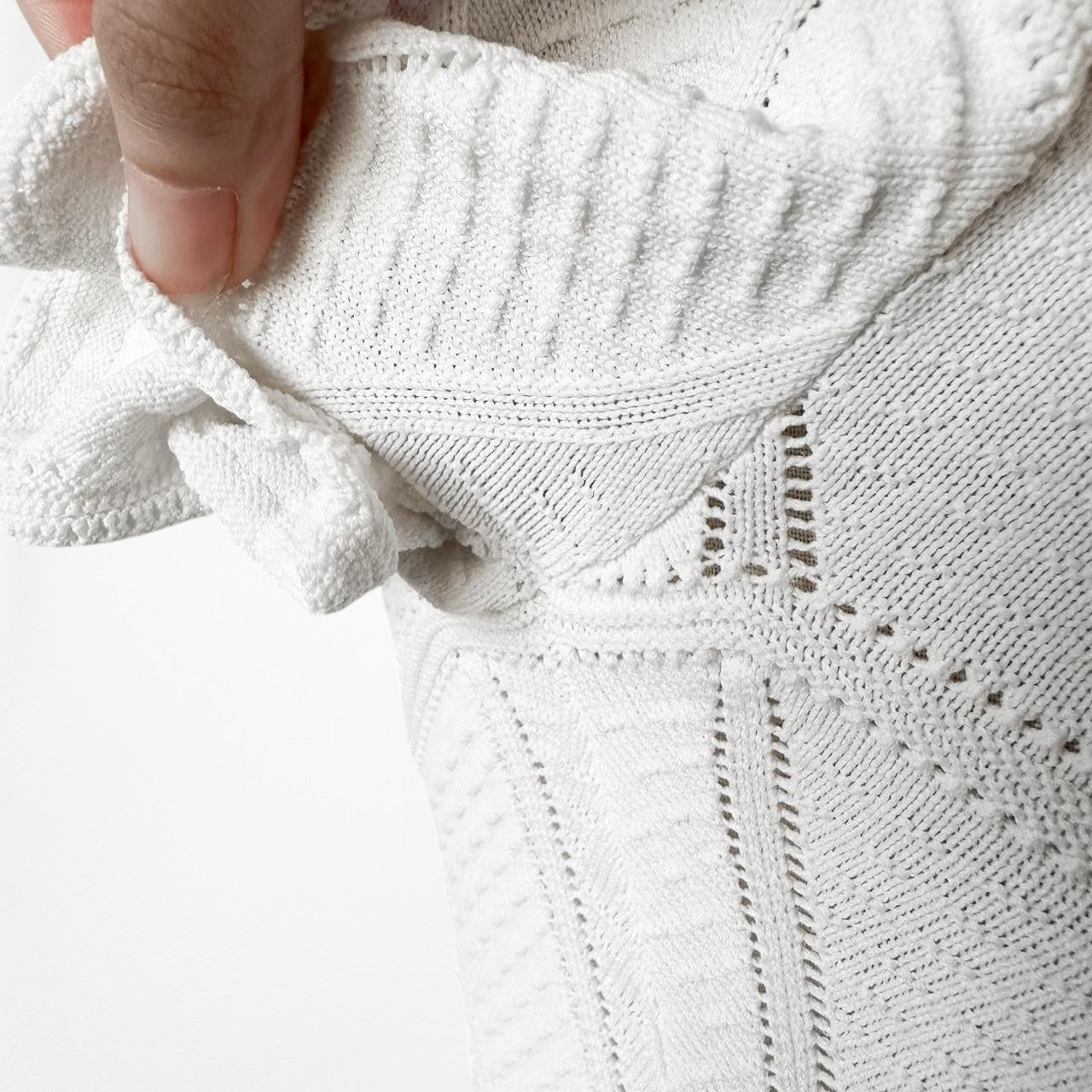 Lucy Paris Short Sleeve Knit Scallop Hem Crop Top Size XS