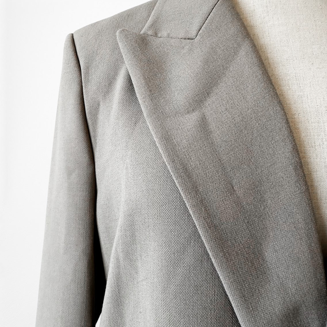 Zara Brown Double Breasted Oversized Fit Shoulder Padded Blazer Jacket Size XS/S