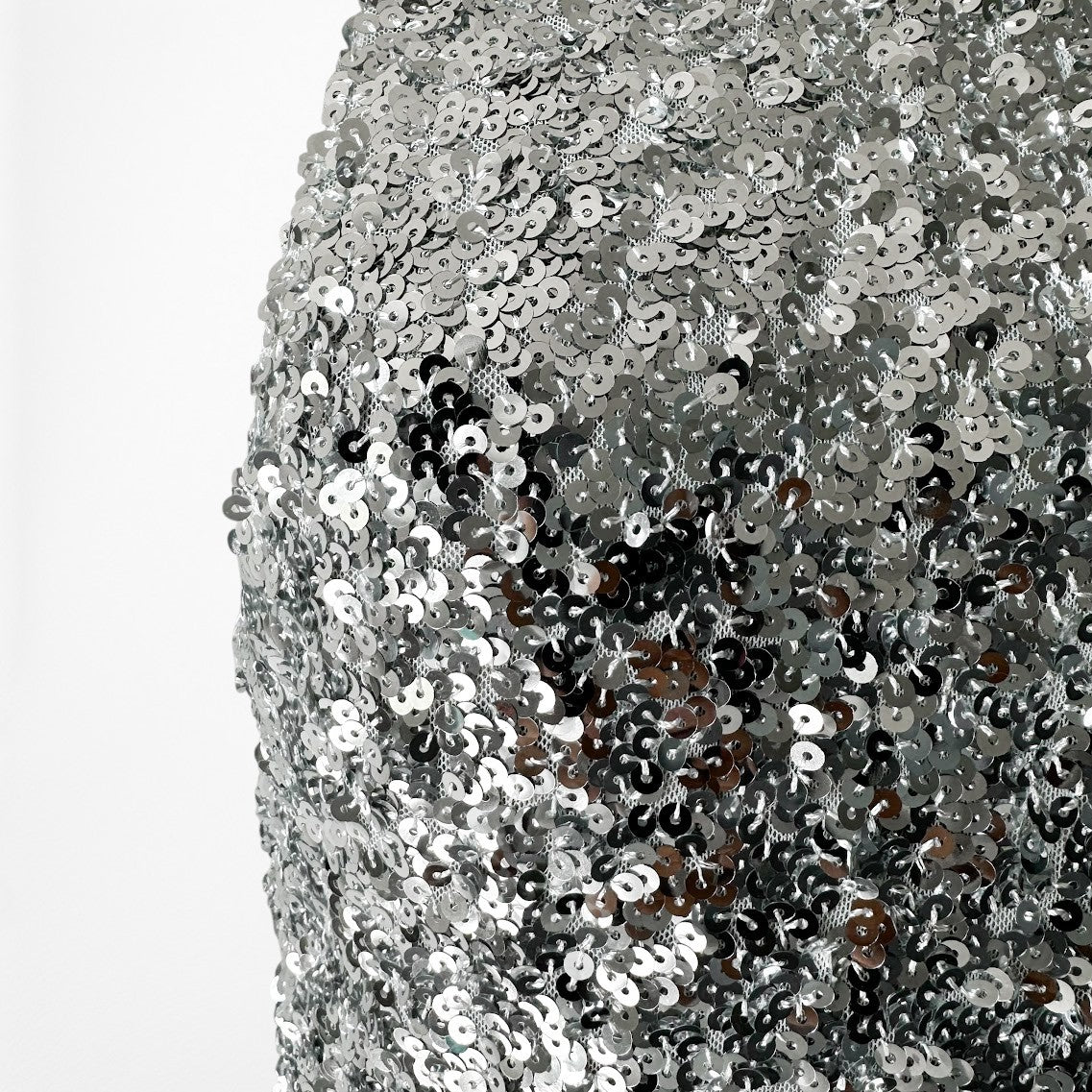 Zara Sequin Sleeveless Midi Bodycon Formal Cocktail Dress Size S