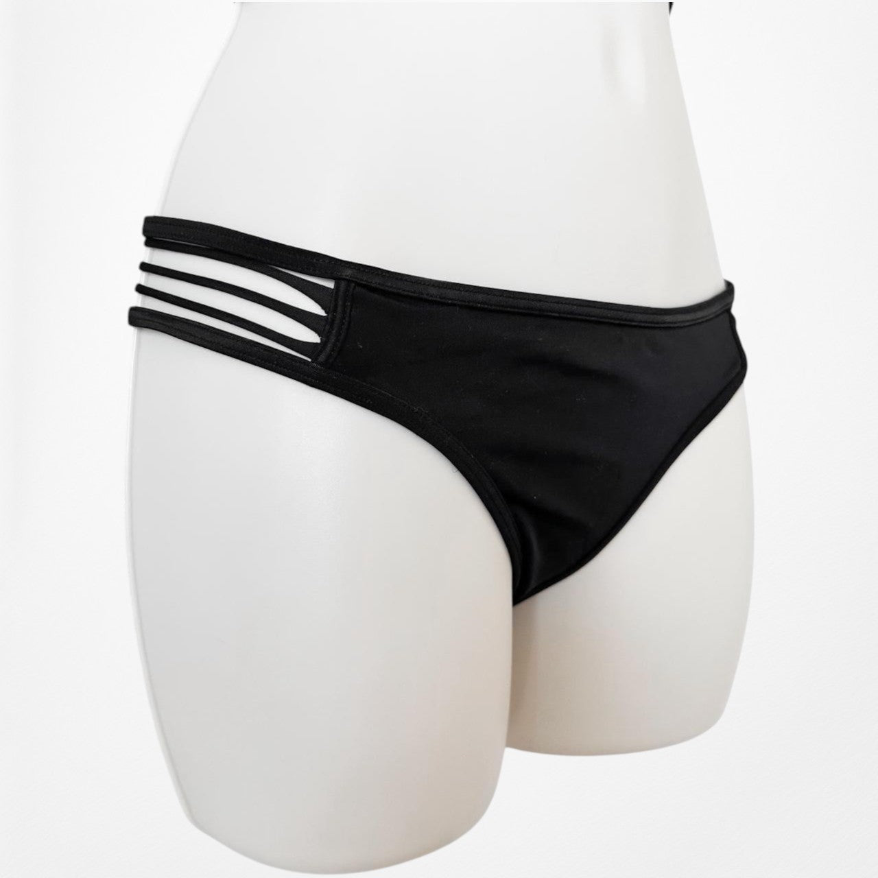 Victoria's Secret Fashion Nova Black Two Piece Brazilian Swim Suit Set Size S/M