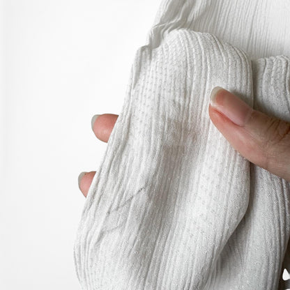 Zara Off White Cream Pleated Long Sleeve Blouse Top Size S