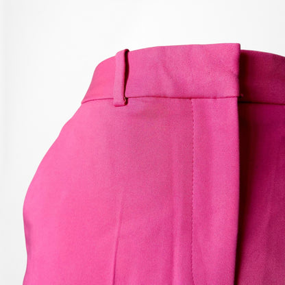 Zara Pink High Waisted Pink Straight Leg Pants Size XS/S
