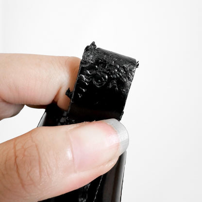 Black Patent Faux Leather Western Buckled Round Toe Ankle Boots Size 6