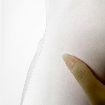 Pastel Pink Knit Pleated Bodycon Midi Side Slit Cocktail Casual Dress Size S/M