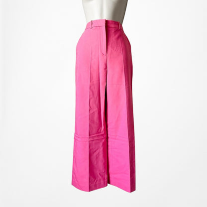 Zara Pink High Waisted Pink Straight Leg Pants Size XS/S