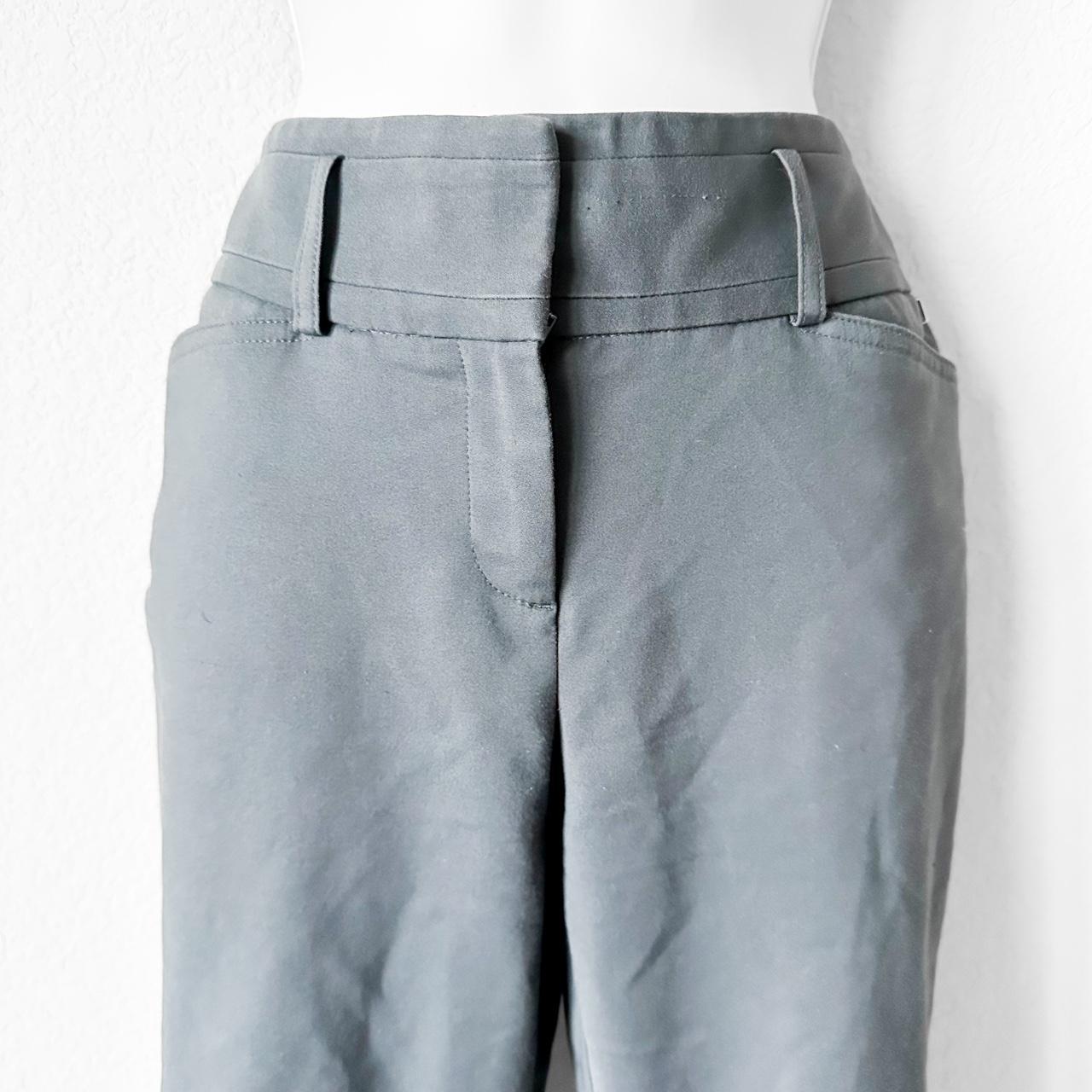 Ivanka Trump Gray Blue High Waisted Skinny Pants Size 4/S/M