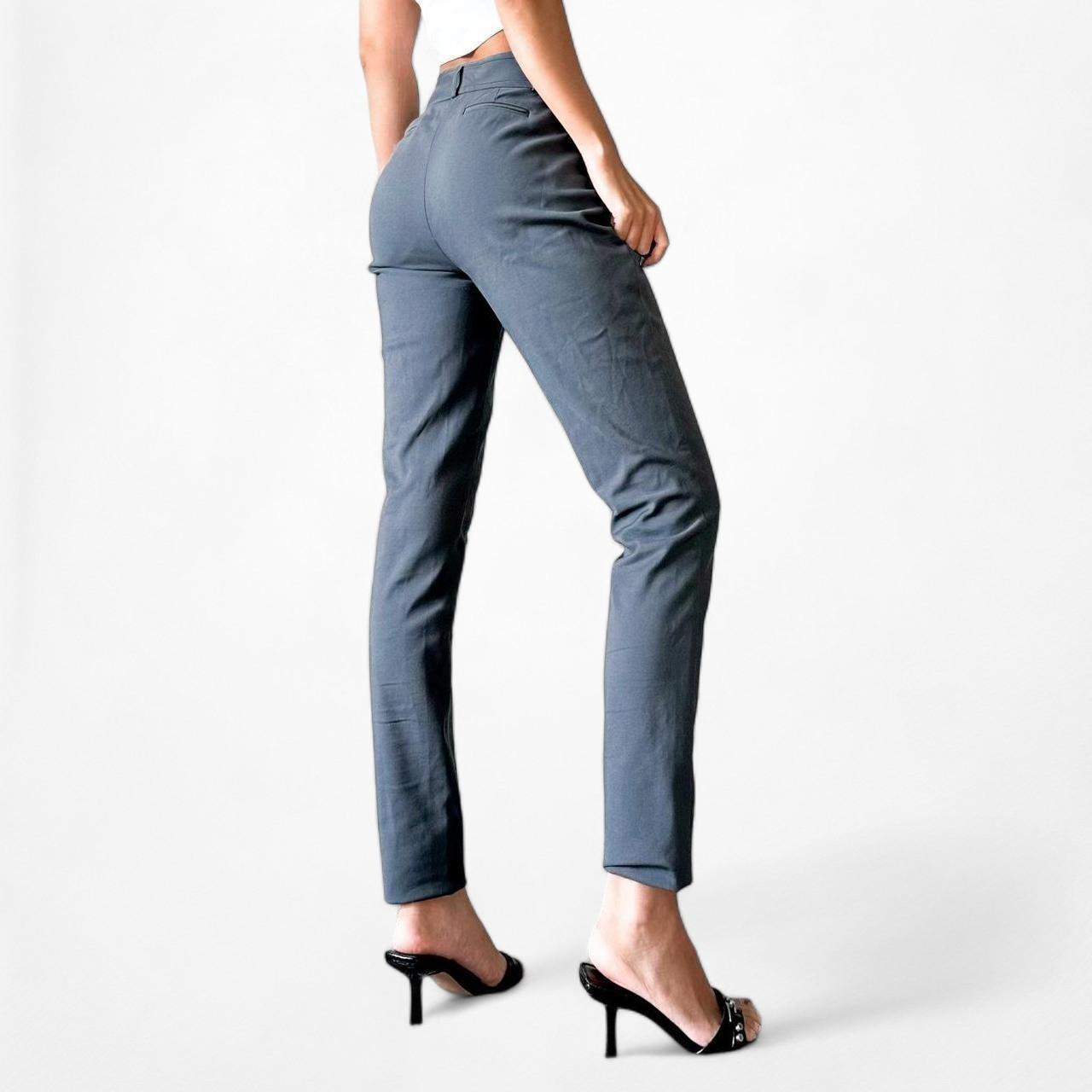 Ivanka Trump Gray Blue High Waisted Skinny Pants Size 4/S/M