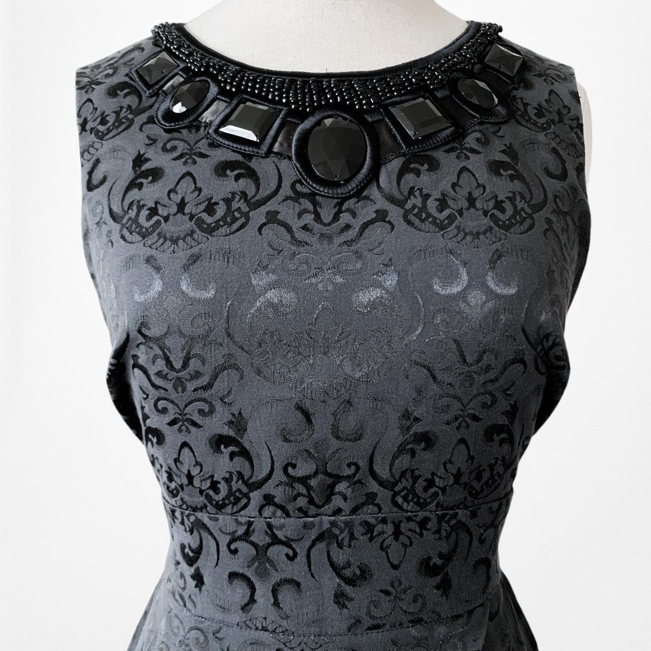 Isadora Collection Black Navy Lace Bodycon Mini Cocktail Dress Size 4P/M