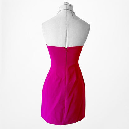 Zara Pink Strapless Mini Bodycon Dress Size XS/S