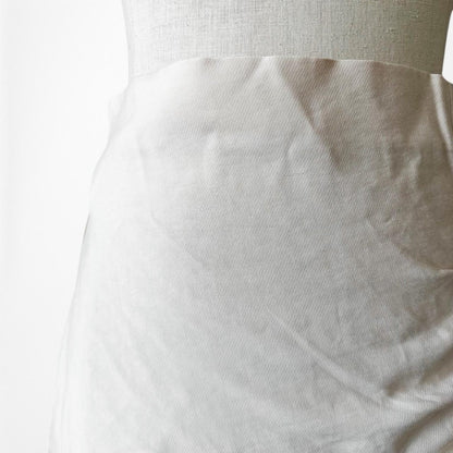 Mango Cream High Waisted Side Slit Knee Length Bodycon Pencil Skirt Size XS/S