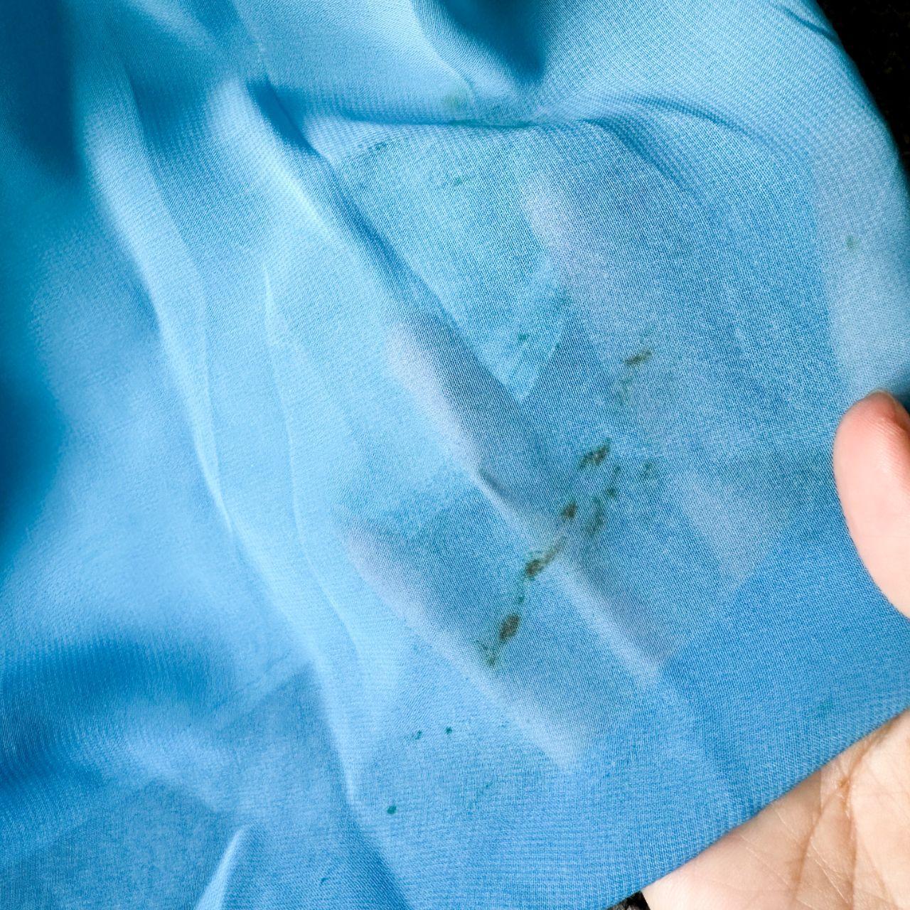 Vintage Y2K Blue Ombre Beaded Strapless Bodycon Maxi Prom Dress Size S/M