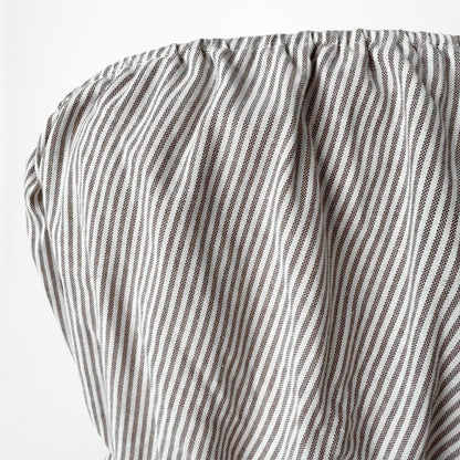 Urban Renewal Vintage Gray Striped Strapless Knee Length Dress Size M/L