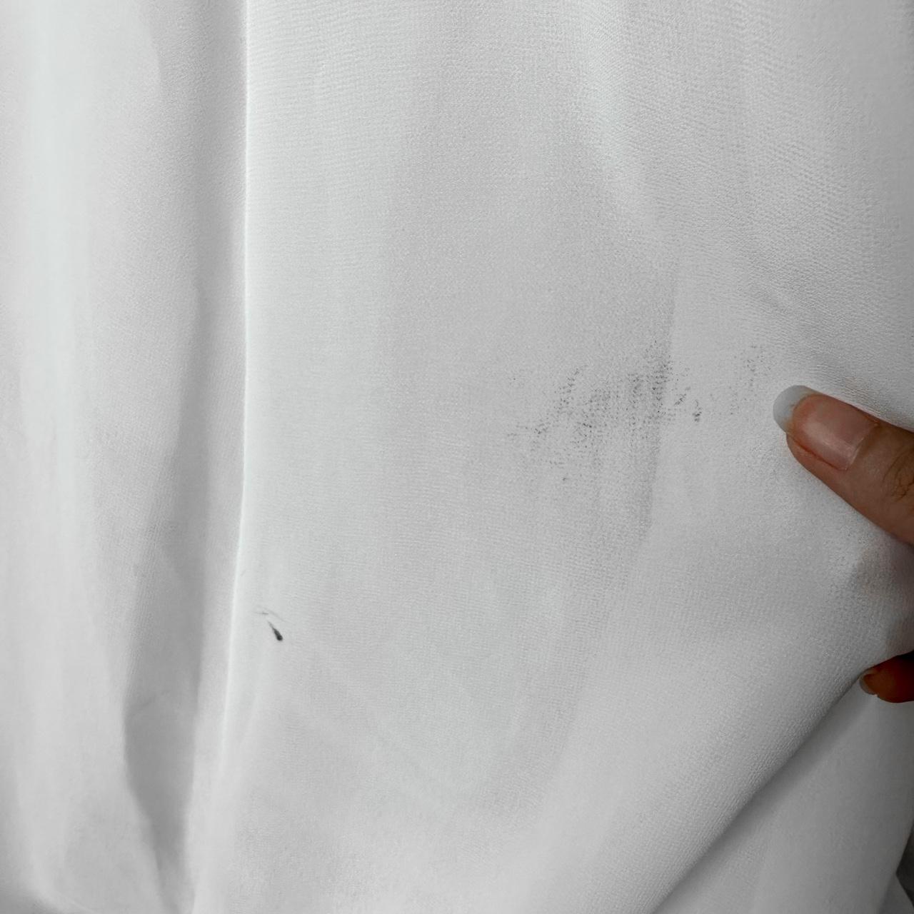 Vintage White Pink Beaded Strapless Bodycon Maxi Prom Dress Size S/M