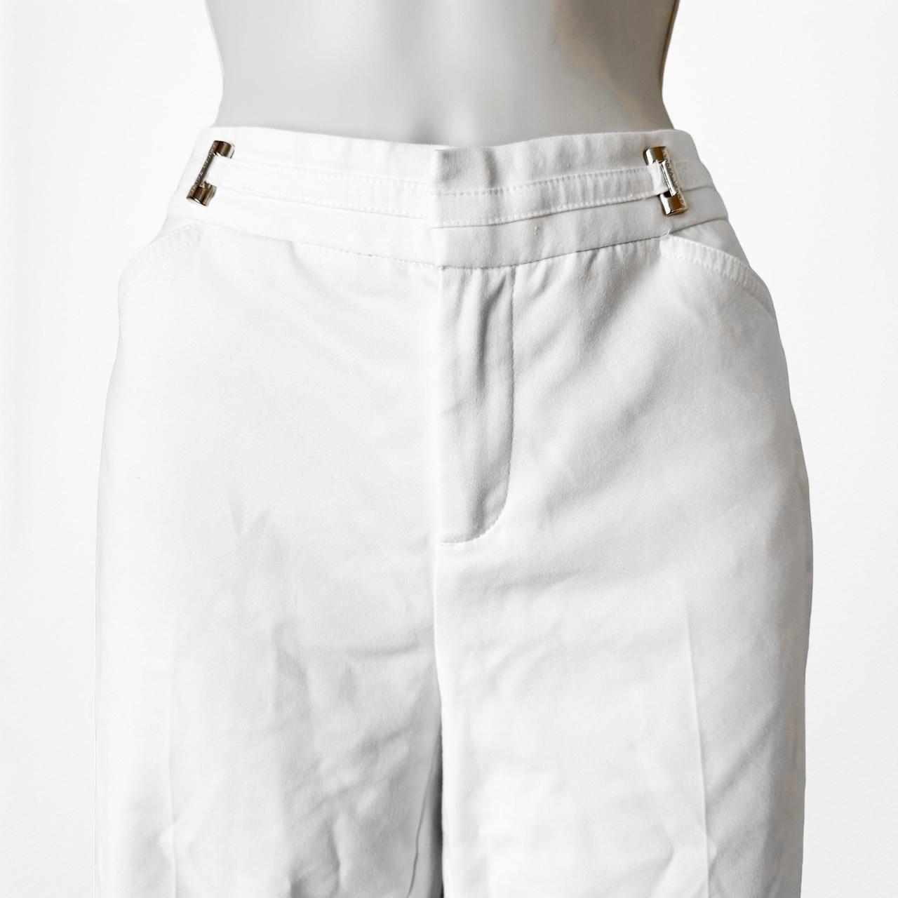 Ivanka Trump White High Waisted Skinny Pants Size 4/S/M