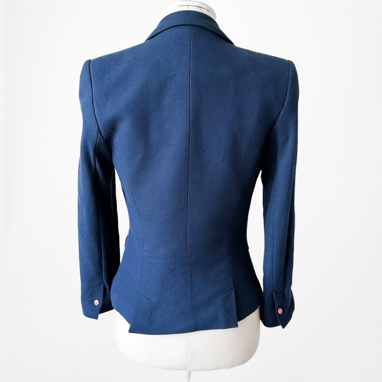 Zara Navy Blue Blazer Jacket Cardigan Coat Size S