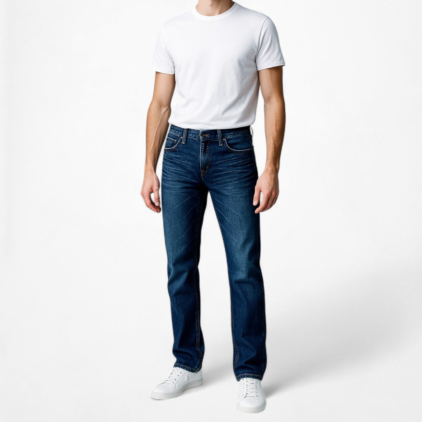 Apt. 9 Dark Wash Low Rise Slim Fit Straight Leg Denim Jeans Size 29