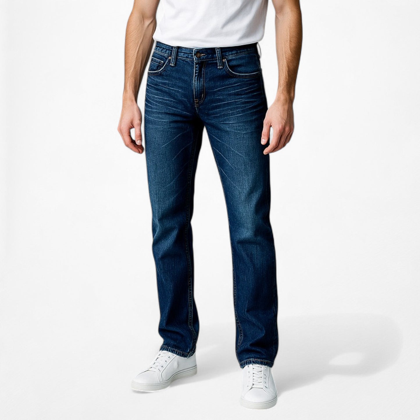 Apt. 9 Dark Wash Low Rise Slim Fit Straight Leg Denim Jeans Size 29