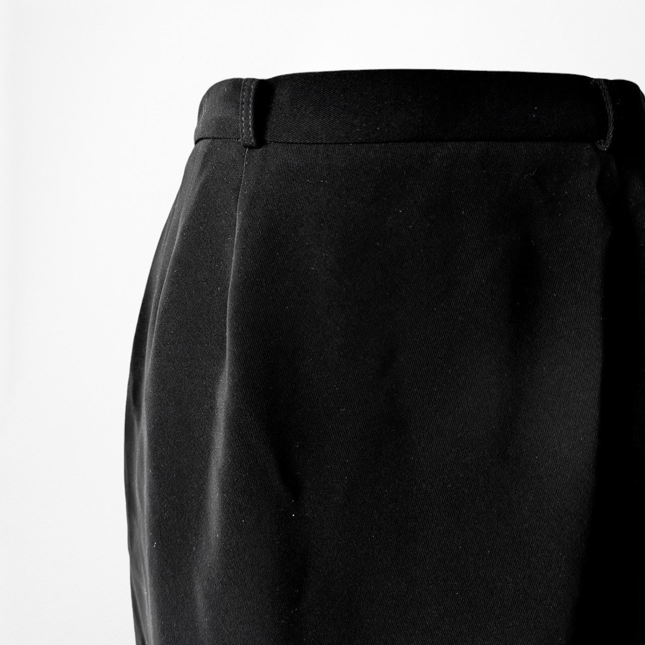 Kasper Black High Waisted Knee Length Bodycon Pencil Skirt Size M