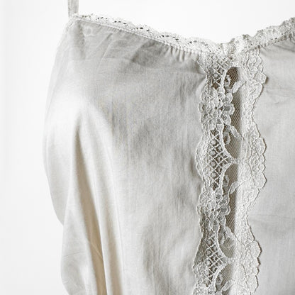 Kimchi Blue Cream Off White Lace Detail Romper Dress Size M