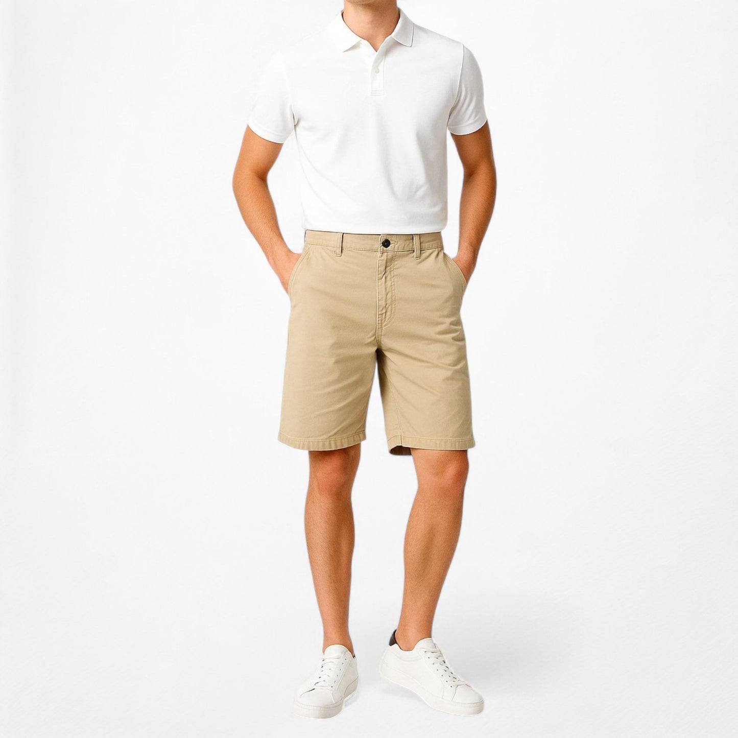 Mango Yellow Casual Bermuda Shorts Size 32