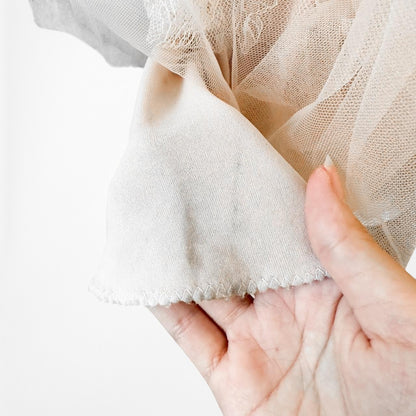 Vintage Pastel Pink Strapless Rhinestone Beaded Maxi Prom Dress Size XS