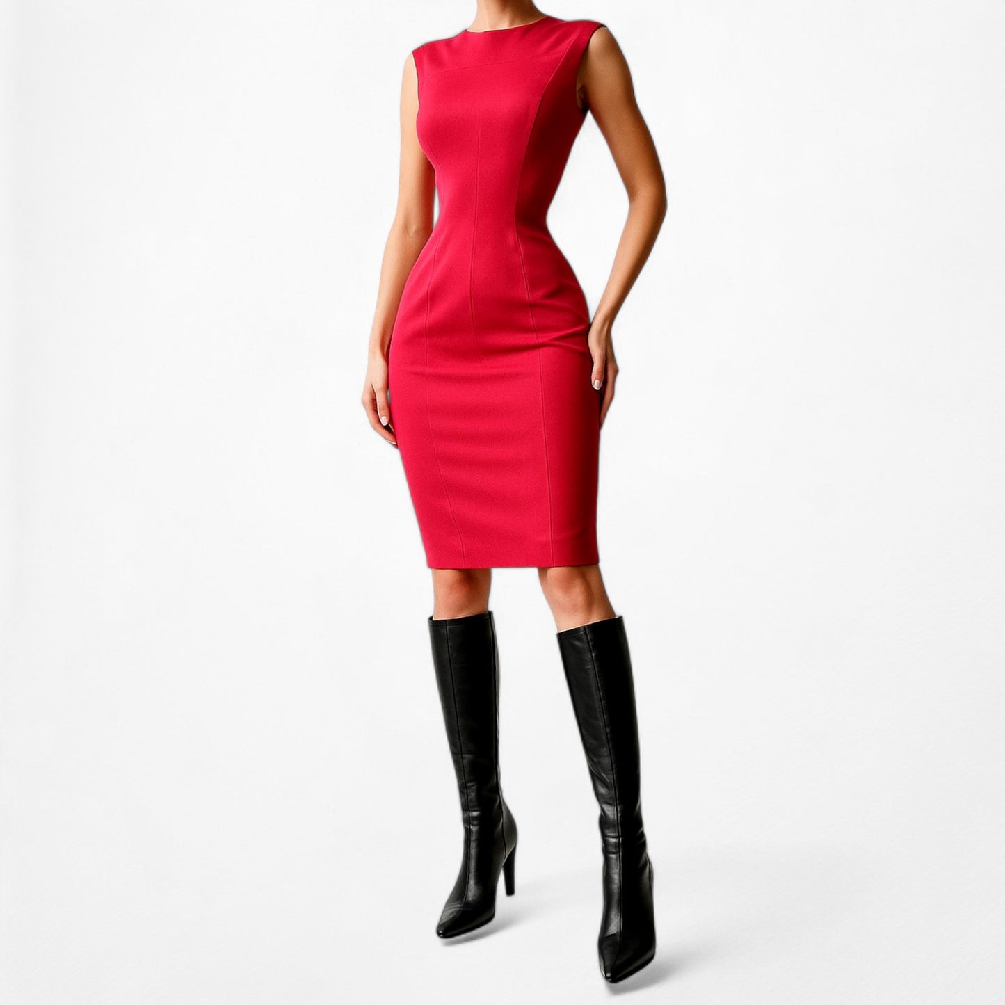 The Limited Petite Pink Knit Mini Sheath Tunic Shift Dress Size 6P/M/L