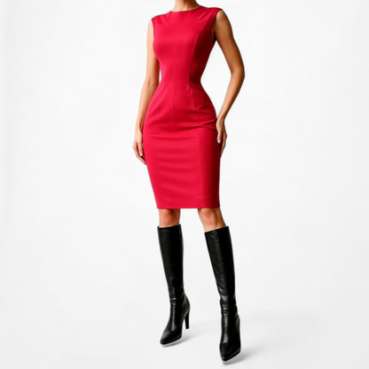 The Limited Petite Pink Knit Mini Sheath Tunic Shift Dress Size 6P/M/L