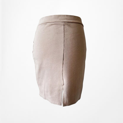 Fashion Nova Brown Knit Bodycon Mini Pencil Skirt Size S/M