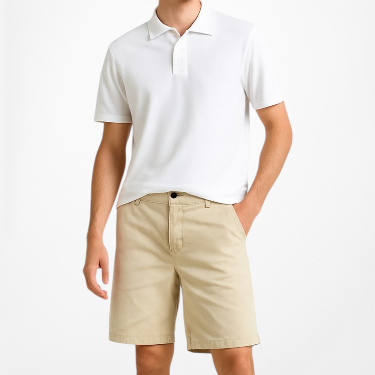 Mango Yellow Casual Bermuda Shorts Size 32