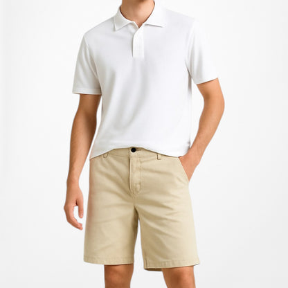 Mango Yellow Casual Bermuda Shorts Size 32