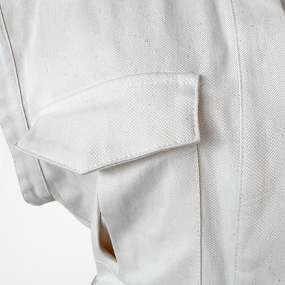 Zara Off White Cream Short Sleeve Button Down Bodycon Mini Shirt Dress Size XS