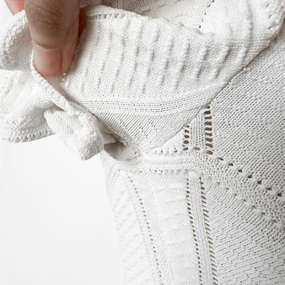 Lucy Paris Short Sleeve Knit Scallop Hem Crop Top Size XS