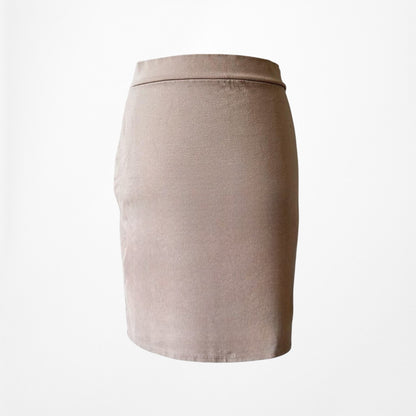 Fashion Nova Brown Knit Bodycon Mini Pencil Skirt Size S/M