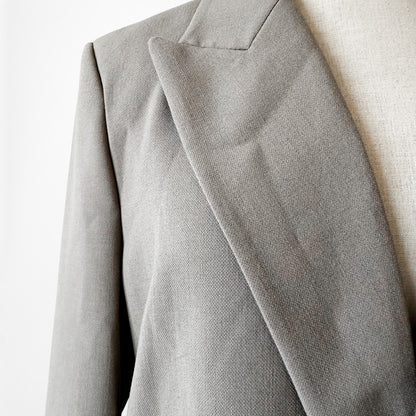 Zara Brown Double Breasted Oversized Fit Shoulder Padded Blazer Jacket Size XS/S