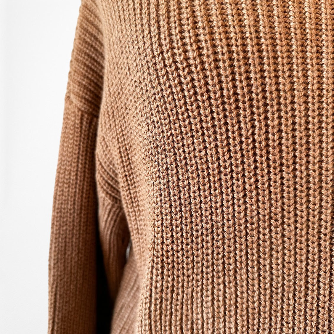 Vintage Y2K Long Sleeve Mock Neck Pullover Oversized Knit Sweater Size S/M