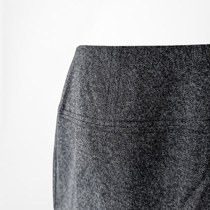 Vintage Y2K Gray Knee Length Bodycon Pencil Straight Skirt Size S/M