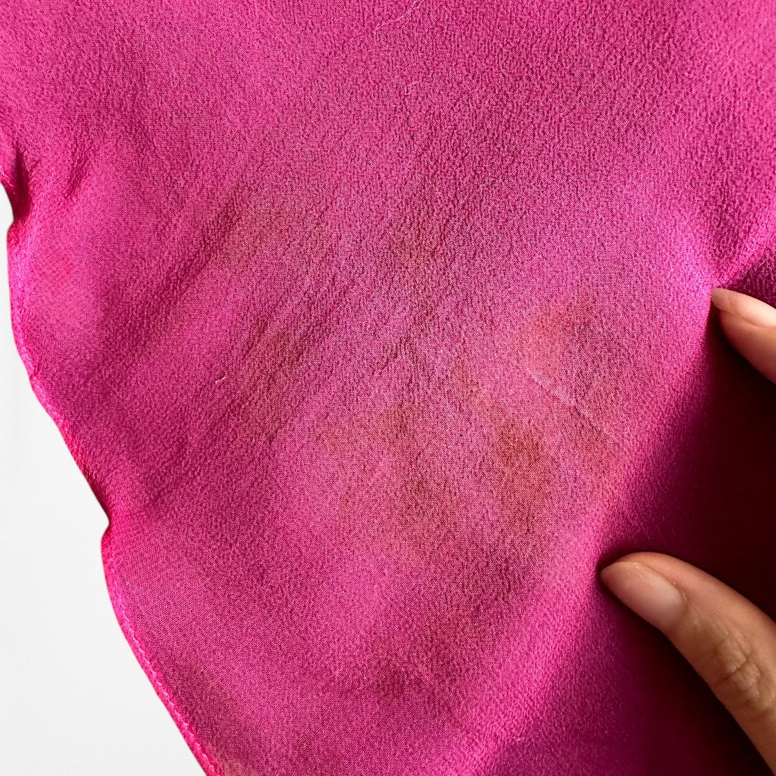 Vintage Y2K Purple Pink Silk Strapless Bodycon Beaded Maxi Prom Dress Size XS