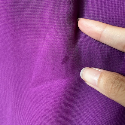 Vintage Y2K Purple Strapless Beaded Side Slit Fit Flared Maxi Prom Dress Size S