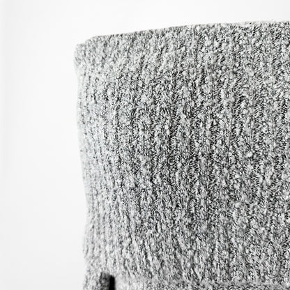 Gray Knit Off The Shoulder Long Sleeve Sweater Top Size S