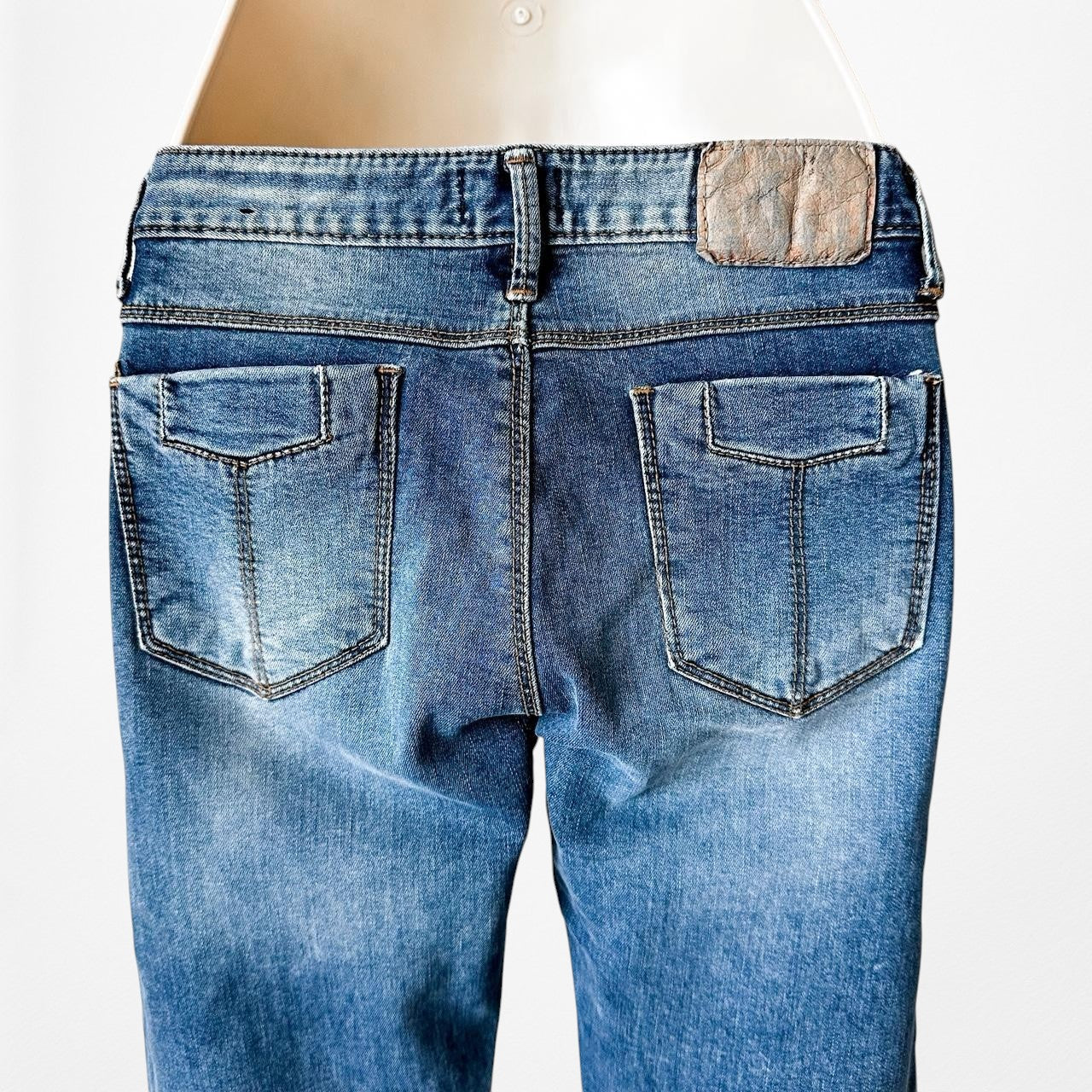 X Jeans Style Ripped Knee Distressed Mid Rise Skinny Denim Jeans Size XXS/XS