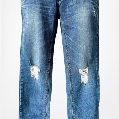 X Jeans Style Ripped Knee Distressed Mid Rise Skinny Denim Jeans Size XXS/XS