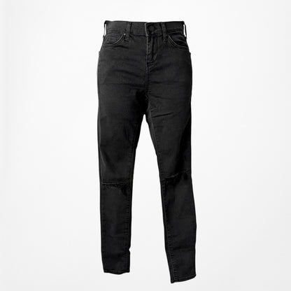 Topshop Dark Gray Faded Wash High Waisted Ripped Knee Skinny Jeans Size XS