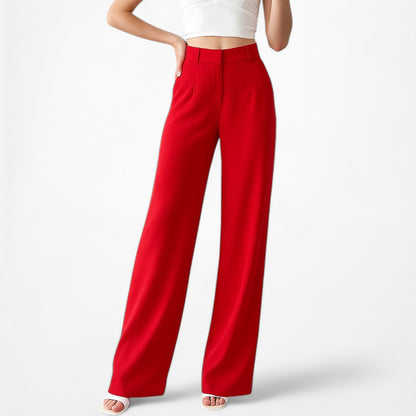 Zara High Waisted Straight Wide Leg Dress Pants Trousers Size XS
