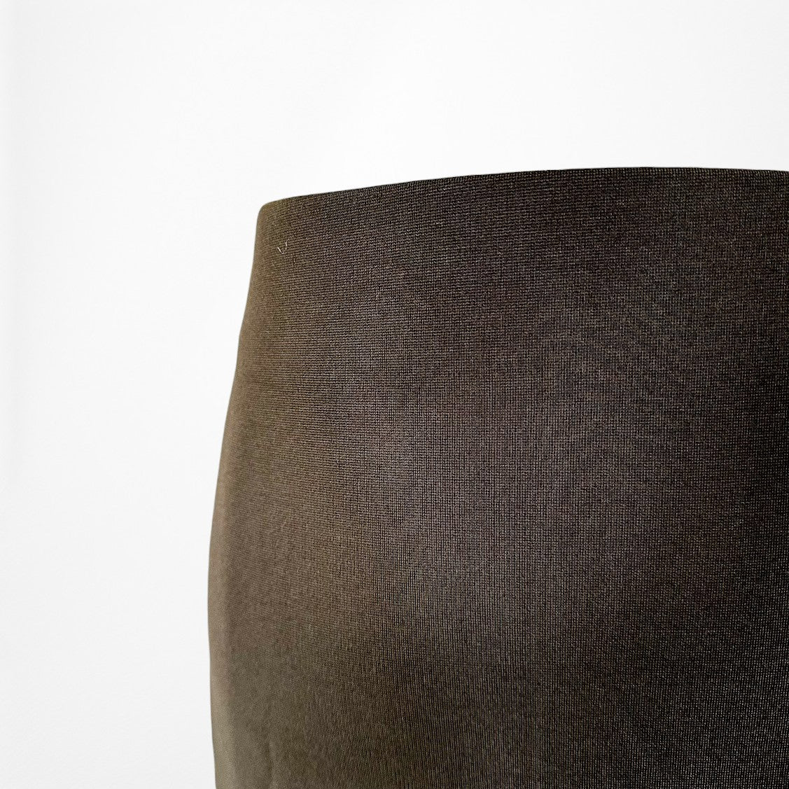 Vintage Y2K Camo Green Knee Length Knit Bodycon Straight Pencil Skirt Size S/M