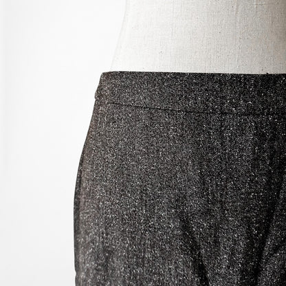 Vintage Y2K Dark Brown Knee Length Bodycon Straight Pencil Skirt Size S/M