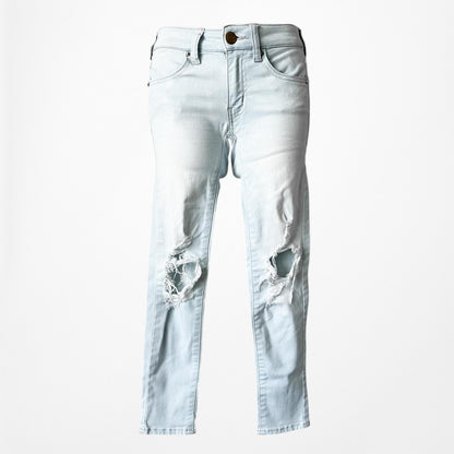 American Eagle Outfitters Mid Rise Ripped Knee Distressed Jegging Jeans Size XS